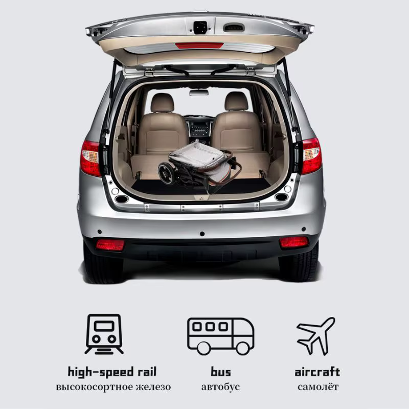Kinderwagen leichter faltbarer Kinderwagen mit hoher Landschaft, multifunktion aler vierrädriger, stoß dämpfender Kinderwagen für Neugeborene - A #4